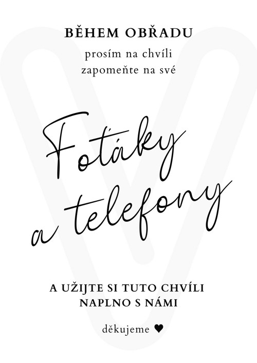 Svatební cedule A4 do rámečků - ke stažení v PDF — foto 6