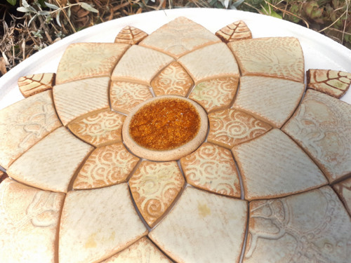 Mandala z keramických komponentů 96 — foto 2