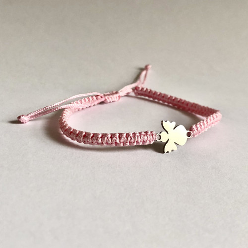 Andělský Shamballa Náramek - Růžový — foto 2
