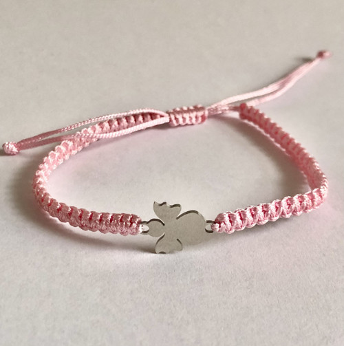 Andělský Shamballa Náramek - Růžový — foto 3