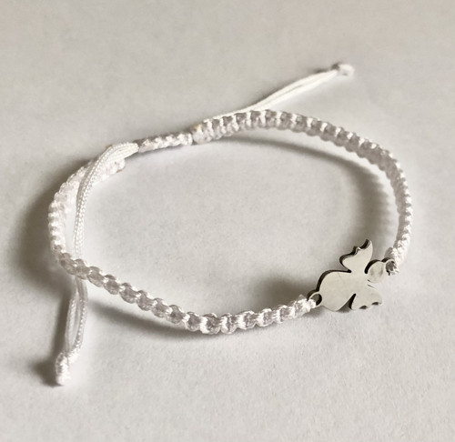Andělský Shamballa Náramek - Bílý — foto 4