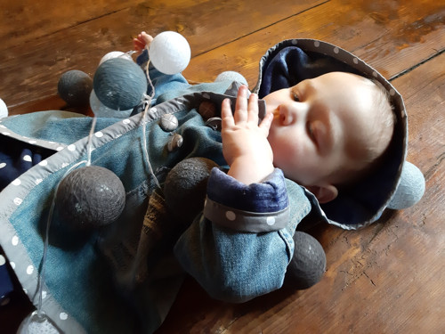 Džínová bunda s kapucí — foto 5