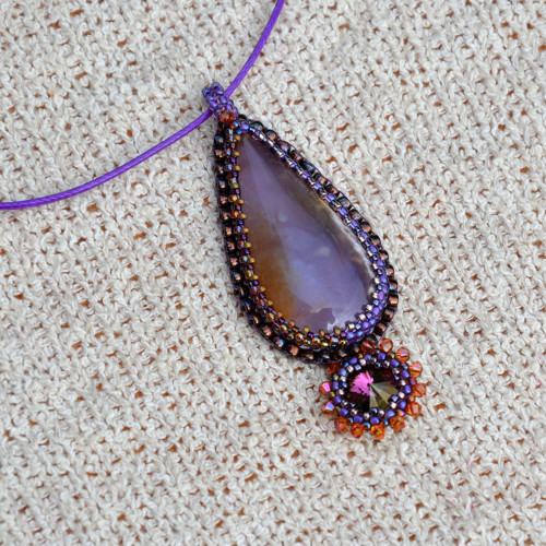 Stmívání - fialový chalcedon — foto 4