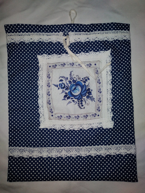 Plátěný zdobený pytlík 22x28cm — foto 2