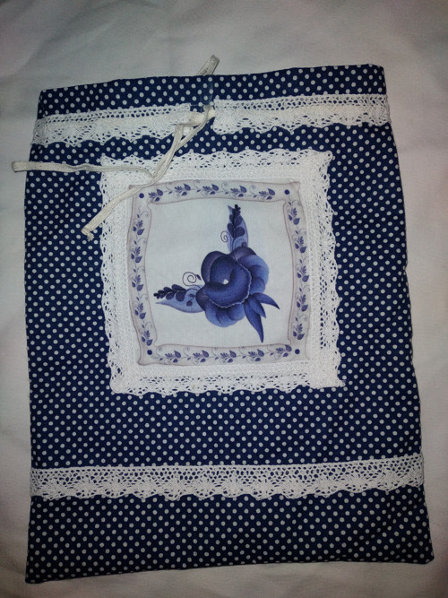 Plátěný zdobený pytlík 22x28cm — foto 2