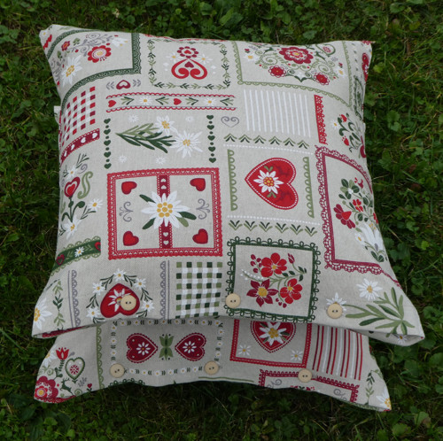 Povlak na polštář Poniklec patchwork — foto 2