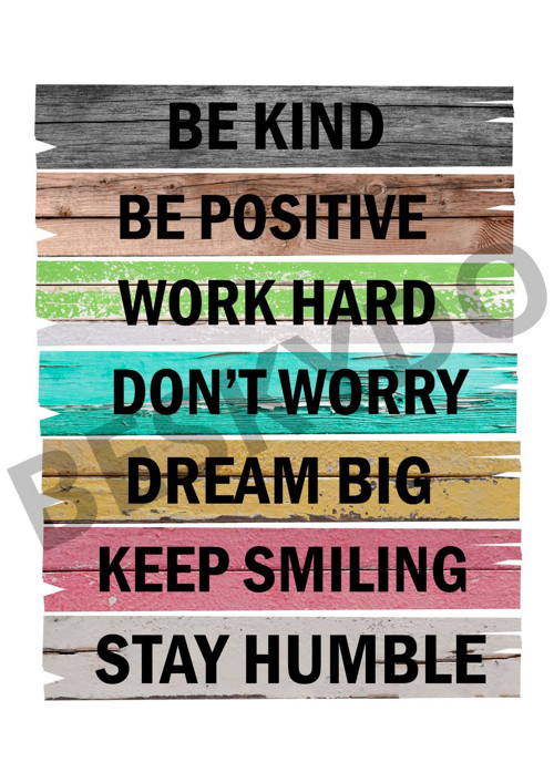 PLAKÁT A4/A3 "Be Positive" — foto 2