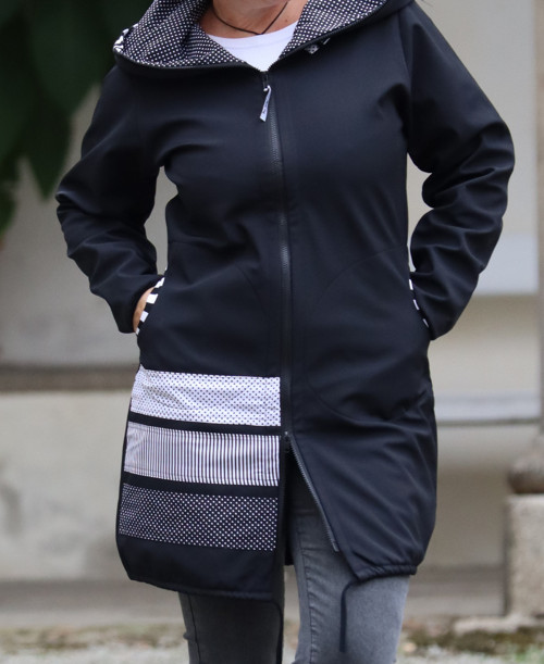 Bunda ze zimního sofhtshellu — foto 6