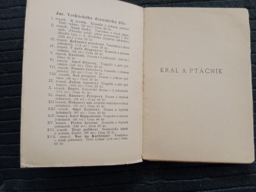 KRÁL A PTÁČNÍK Jaroslav Vrchlický — foto 4