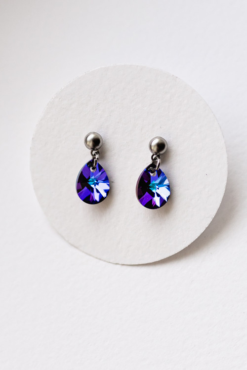 Náušnice se Swarovski krystaly — foto 3