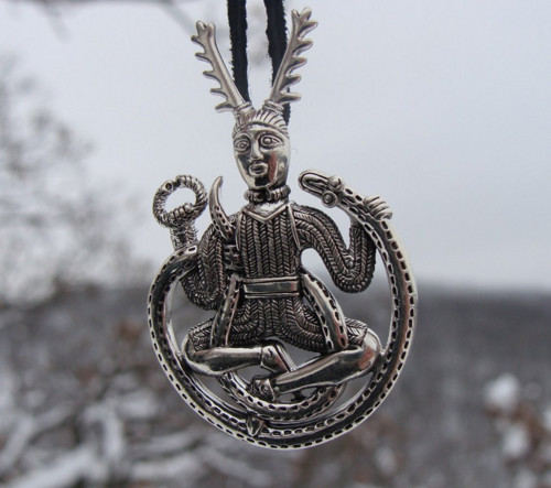 CERNUNNOS, stříbrný amulet — foto 3