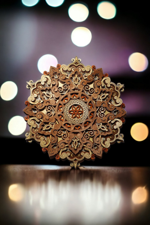 Dřevěný Obraz Mandala — foto 6