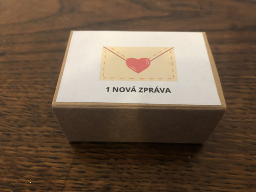 Zpráva:miluji tě - dvě svíčky — foto 3