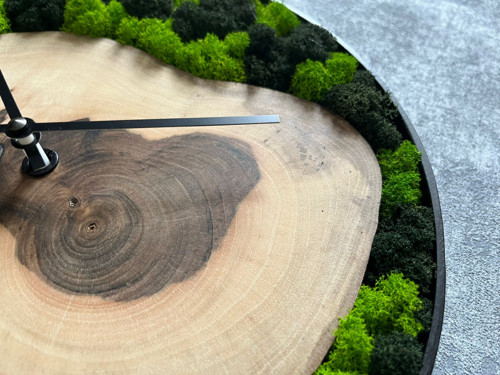 MECHOVÉ HODINY pr. 30cm – OŘECH — foto 5