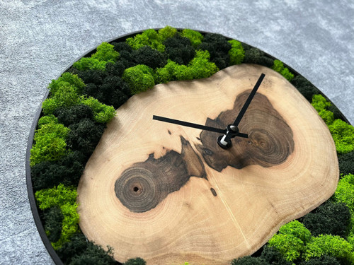 MECHOVÉ HODINY pr. 30cm – OŘECH — foto 4