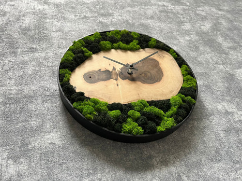 MECHOVÉ HODINY pr. 30cm – OŘECH — foto 3