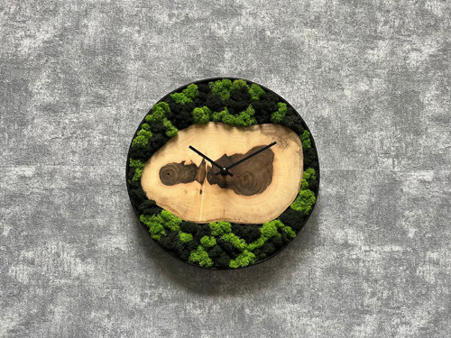 MECHOVÉ HODINY pr. 30cm – OŘECH — foto 2