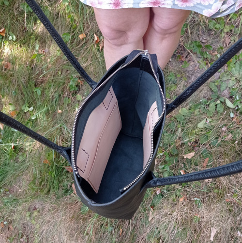 Kožená kabelka Birgit - černá Dollaro — foto 6