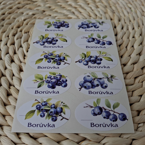 Borůvka - etikety samolepící — foto 2