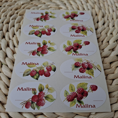 Malina - etikety samolepící — foto 2