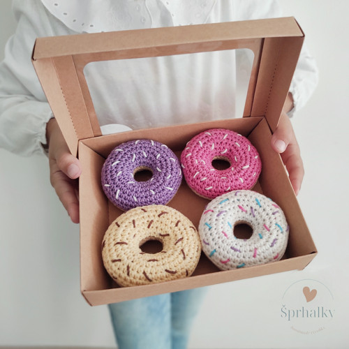 4 háčkované donuty - klasik — foto 2