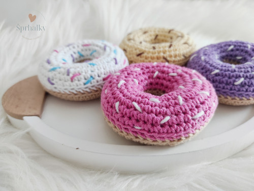 4 háčkované donuty - klasik — foto 3