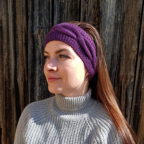 Čelenka dámská lilková — foto 2