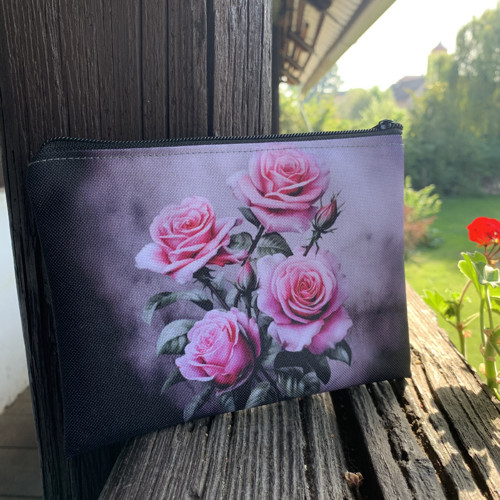 Růže růžová - taštička - kapsička — foto 2