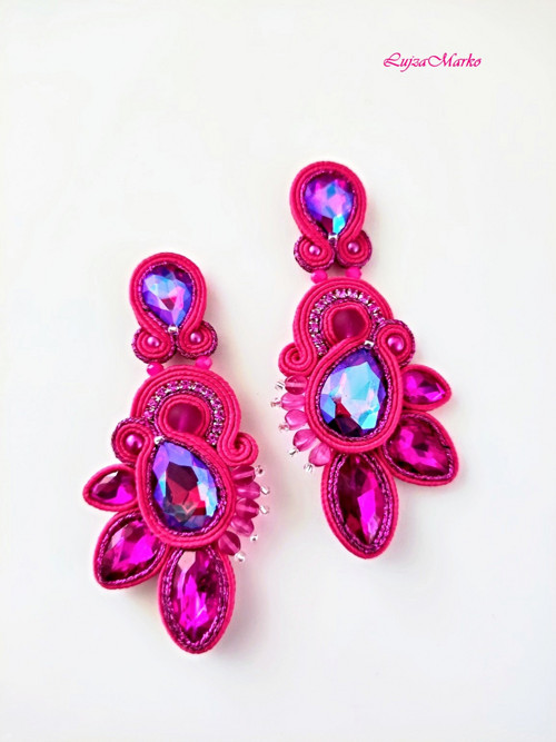 Roxana soutache / sutaš náušnice — foto 6