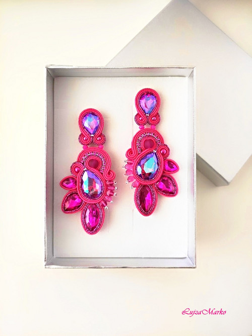 Roxana soutache / sutaš náušnice — foto 4