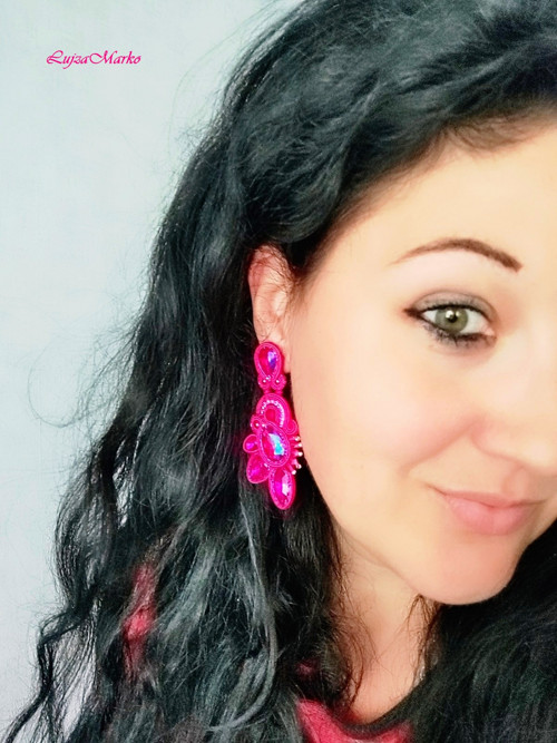 Roxana soutache / sutaš náušnice — foto 2