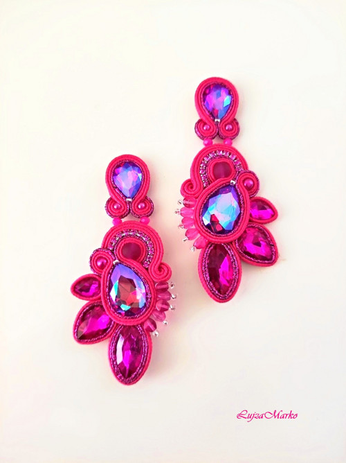 Roxana soutache / sutaš náušnice — foto 3