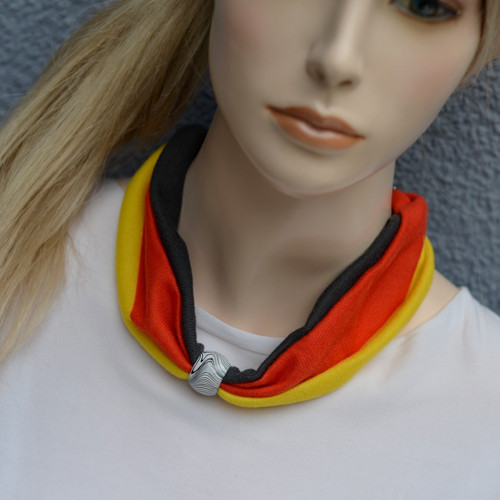 Textilní náhrdelník oboustranný — foto 3