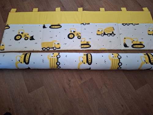 Kapsář 200x55cm - bagry a stavební stroje — foto 2