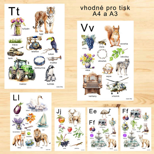ABECEDA 31 PLAKÁTŮ A4 v PDF — foto 3