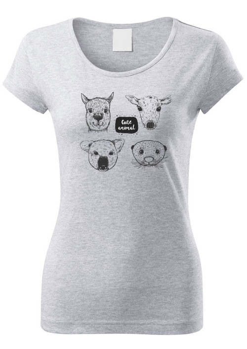 Dámské tričko "Cute Animals" — foto 3