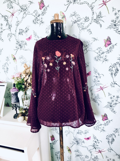 Halenka boho vyšívaná — foto 3