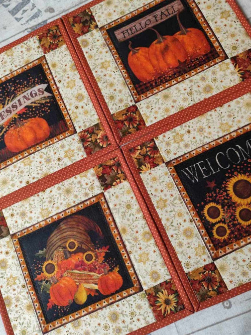 Hello Fall... prestierky 4 ks — foto 2