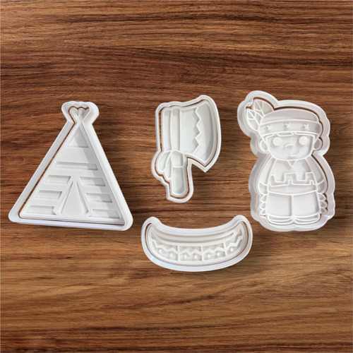 Vykrajovátko na téma indián - teepee — foto 3
