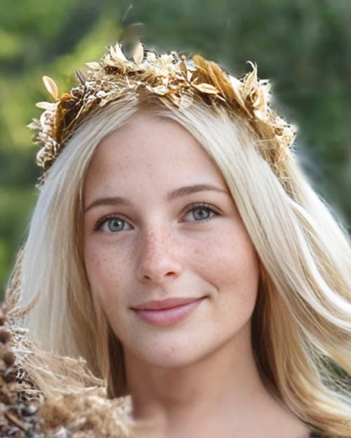 Květinová čelenka Natural — foto 2