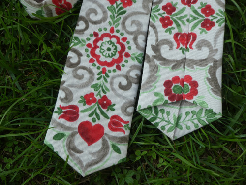 Kravata "Maľovaný ornament" — foto 2