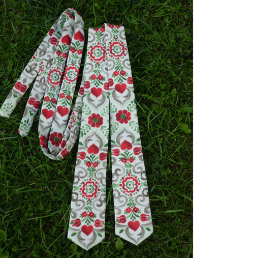 Kravata "Maľovaný ornament" — foto 3