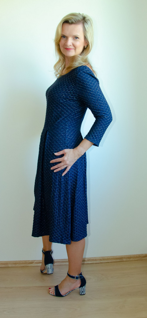 Šaty - Glimmering blue - Vel. 42 — foto 4
