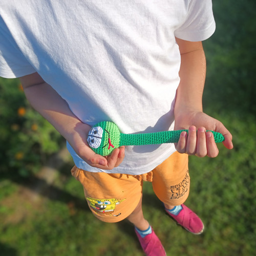 Návod na háčkovaného hada — foto 3