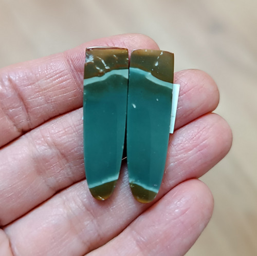 Jaspis - pár, ID 4283, 35x10 mm — foto 3