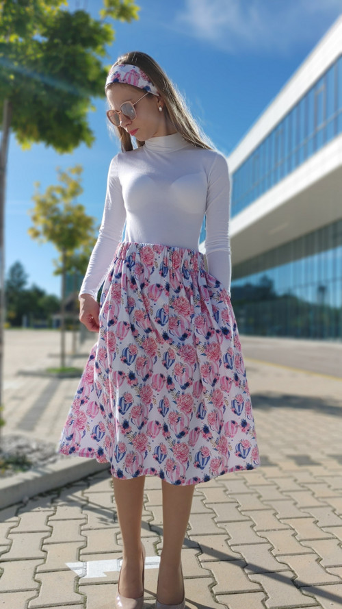 Riasená sukňa Isabela s kapsami — foto 2