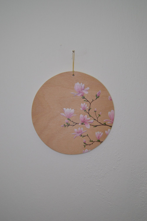 Dřevěný obraz Magnolie — foto 3