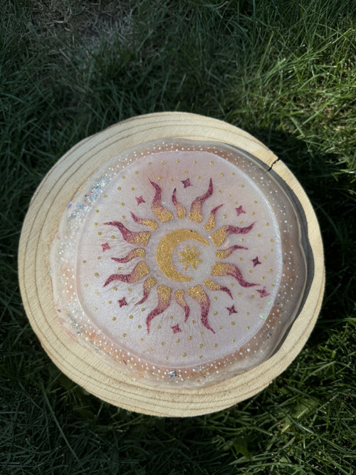 Sri Yantra tácek — foto 3