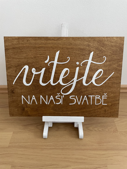 Uvítací tabule / cedule na svatbu — foto 4