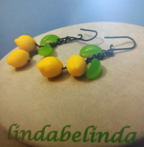 Citronky náušnice — foto 4